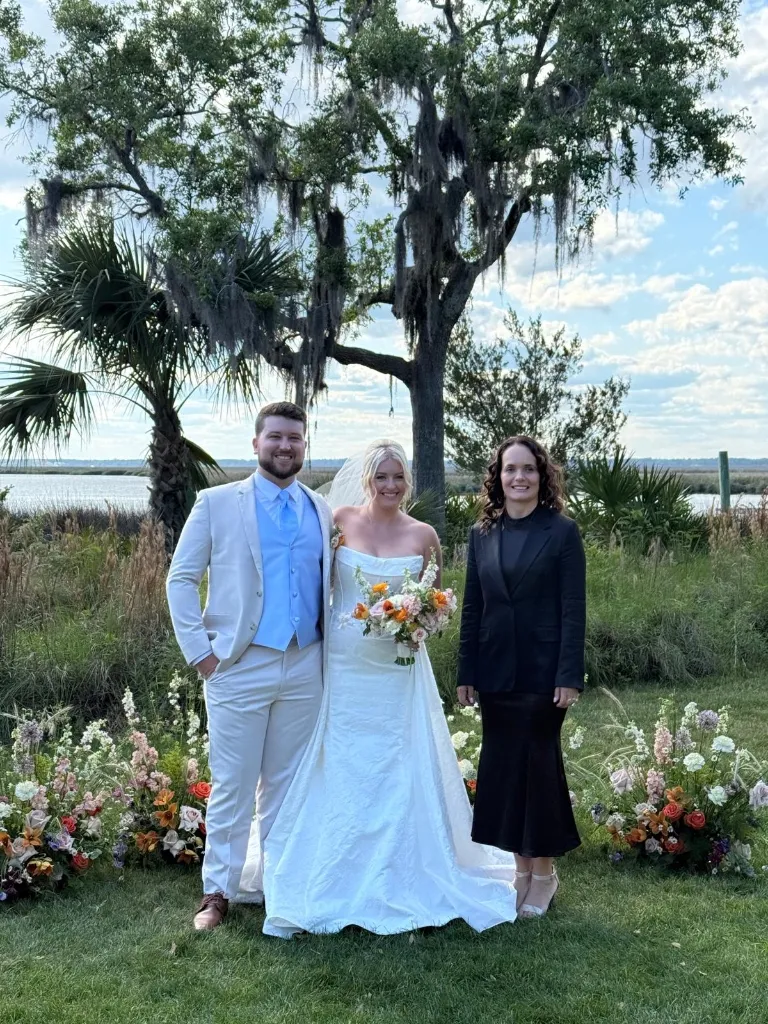 Joyful personalized wedding ceremony celebration in Jacksonville